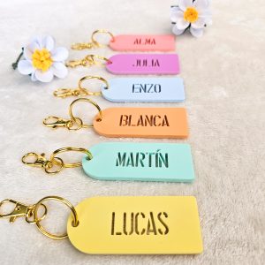 Llavero chapa multicolor (eventos)