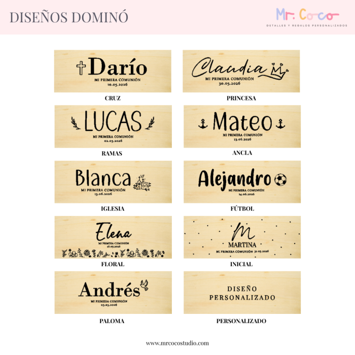 Diseños Dominó (1) Diseños Dominó (1)