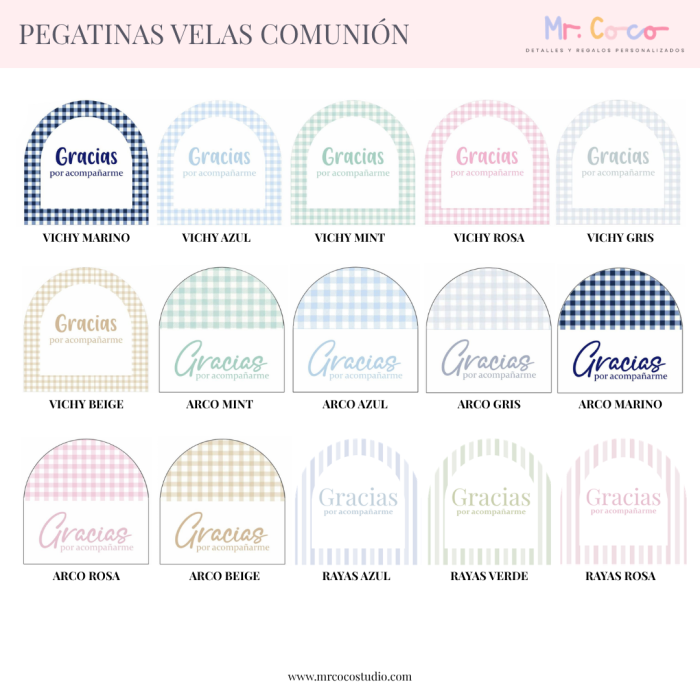 Pegatinas Comunión I Pegatinas Comunión I